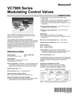 95C-10831_A. VC7900 Series Modulating Control Valves