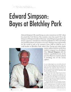 Edward Simpson_ Bayes at Bletchley Park