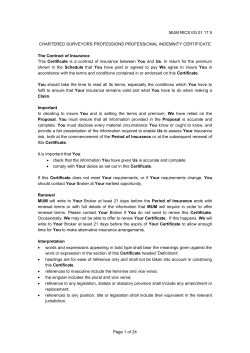 Page 1 of 24 MUM RICS IGI 01 17 5 CHARTERED SURVEYORS