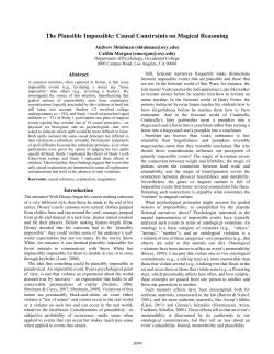 The Plausible Impossible: Causal Constraints on