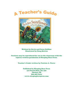 S is for Sunflower - TeachingBooks.net