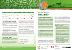 climate trends and scenarios