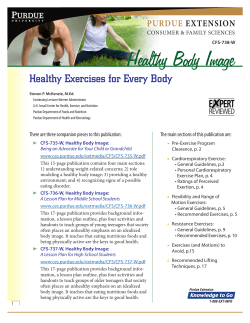Healthy Exercises for Every Body