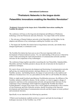 Program Prehistoric Networks