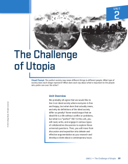 The Challenge of Utopia