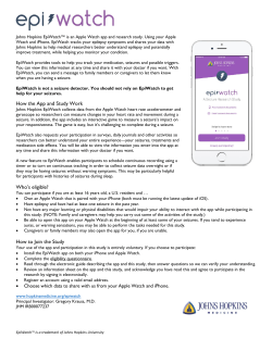How the App and Study Work