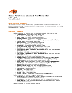 Bethel Park School District E