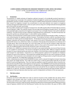 1. Longshore transport - leovanrijn