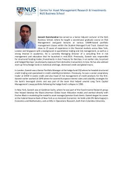 Professor Ganesh Ramchandran