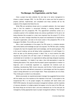CHAPTER 2 The Manager, the Organization, and the