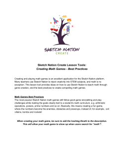 Creating Math Games Best Practices