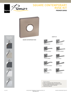 square contemporary rose kit