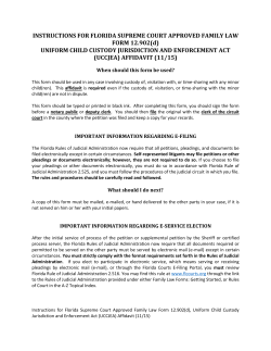 Uniform Child Custody Jurisdiction and Enforcement Act