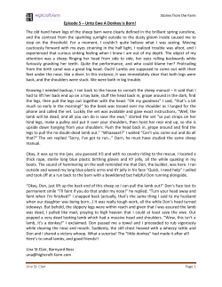 Episode 5 &ndash; Unto Ewe A Donkey is Born! The old hand hewn logs of