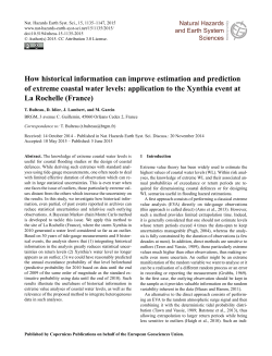 How historical information can improve estimation and