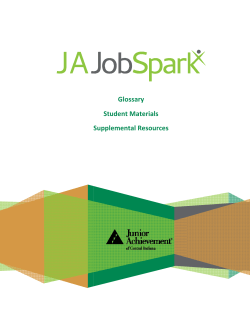 JA JobSpark Student Materials