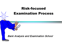 Risk-Focused Supervision