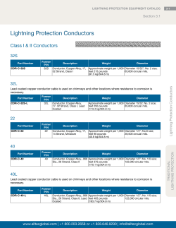 lightning Protection conductors