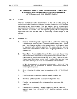 1811 Bulk Specific Gravity