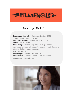 beauty patch lesson instructions