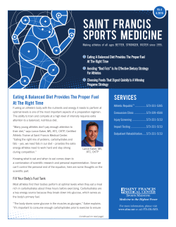 Sports Medicine News-April 2015