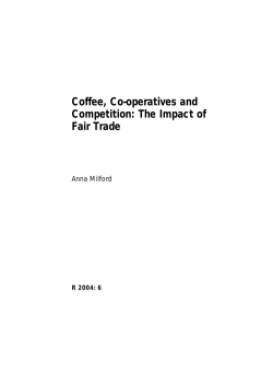 Coffee, co-operatives and competition: The