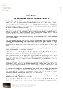 Press Release - Swire Hotels