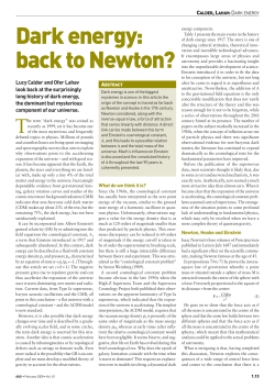 Dark energy: back to Newton? - Oxford Academic