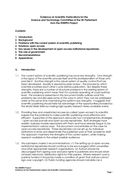 Contents 1. Introduction 2. Background 3. Problems with the current