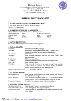 MSDS Corn Starch.wps