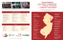 2014 Supplement to Transforming New Jersey Communities