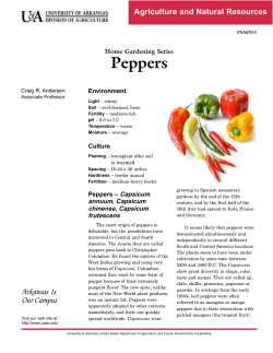 Peppers (Home Gardening Series) - FSA6015