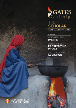 the scholar - Gates Cambridge