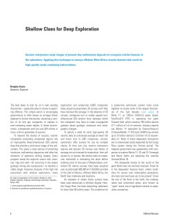 Oilfield Review Winter 2002 - Shallow Clues for Deep Exploration