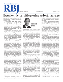 Executives: Get out of the pro shop and onto the range