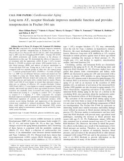 Long-term AT1 receptor blockade improves metabolic function and