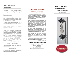 About Cascade Microphones