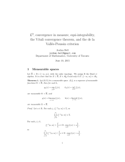 L0, convergence in measure, equi