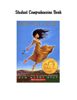 Student Comprehension Book