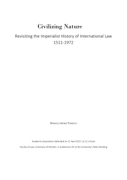 Civilizing Nature Revisiting the Imperialist History of