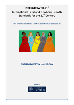 Anthropometry Manual