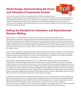 Elev8 Chicago: Demonstrating the Power and Potential of