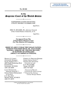 Brief of Navajo Nation - American Bar Association