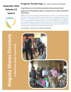 2016.09 September Newsletter