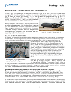 BOEING IN INDIA - icast-nal