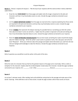 4 Square Responses Square 1