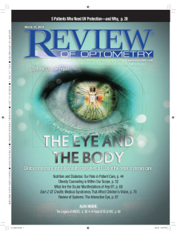 PDF Edition - Review of Optometry