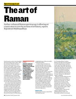 Surface-enhanced Raman spectroscopy is allowing art conservators