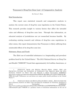 Tennessee`s Drug-free Zone Law