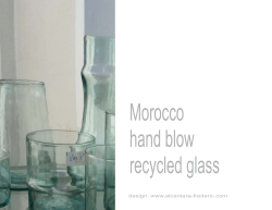 Morocco hand blow glass